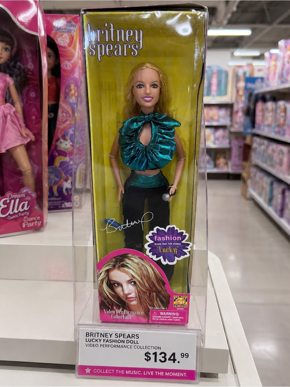 Play Along Britney Spears Doll LUCKY Outfit Video Performance Collection NIB